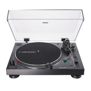 AT-LP120XBTUSBBK Direct-Drive Turntable- Top Front