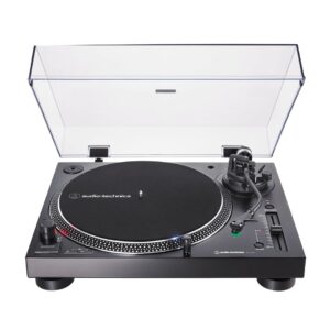 AT-LP120XUSBBK Direct-Drive Turntable- Top Front