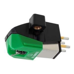 AT-VM95E Dual Moving Magnet Cartridge-Front Bottom Right-Stylus and Cartridge