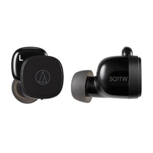 ATH-SQ1TW-BK Wireless Earbuds Licorice - Left and Right Earbuds