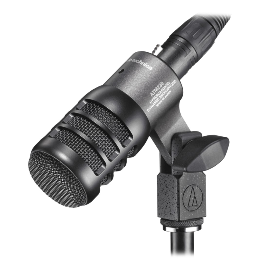 ATM230 Hypercardioid Dynamic Instrument Microphone-Side Down