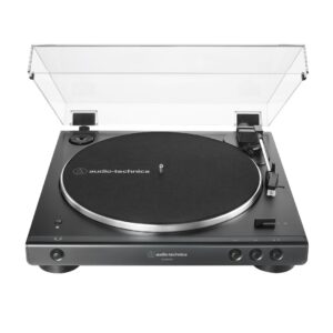 Audio-Technica AT-LP60XBT-BK Bluetooth Wireless Turntable- Top Front