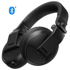 HDJ-X5BT Over-Ear DJ Headphones with Bluetooth (Black)- Front Right