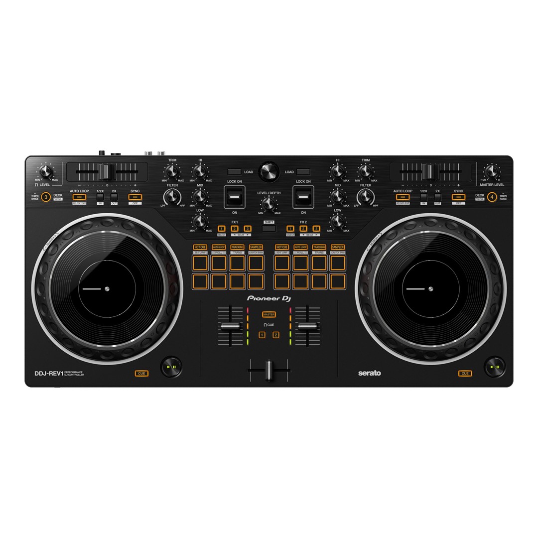 Pioneer DJ DDJ-REV1 Scratch-Style 2-Channel DJ Controller - Top