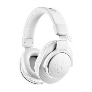 ATH-M20xBT-WH White Wireless Over-Ear Headphones- Front Side Right