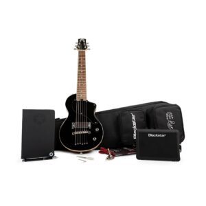 CARRY-ON-DLX-JB Mini Guitar Deluxe Pack Jet Black-Pack