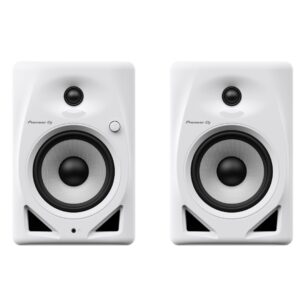 DM-50D-W 5” Desktop Monitor System White (Pair)- Front