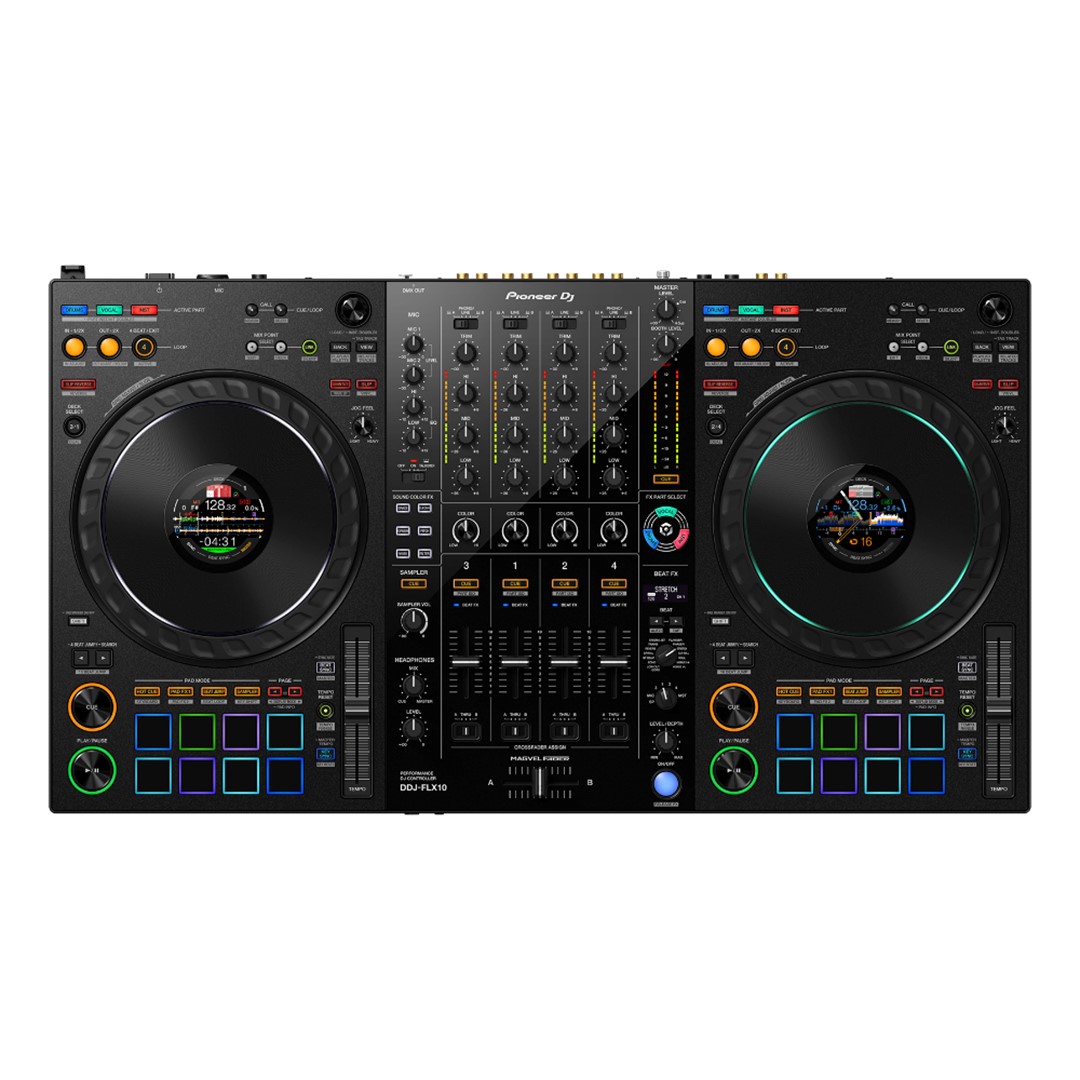 DDJ-FLX10 4-channel Performance DJ Controller-Top