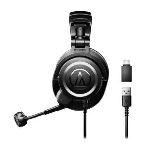 ATH-M50xSTS-USB Streaming Headset-USB-C Adapter