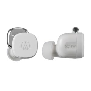 ATH-SQ1TW-WH White Wireless Earbuds -Left and Right Earbud