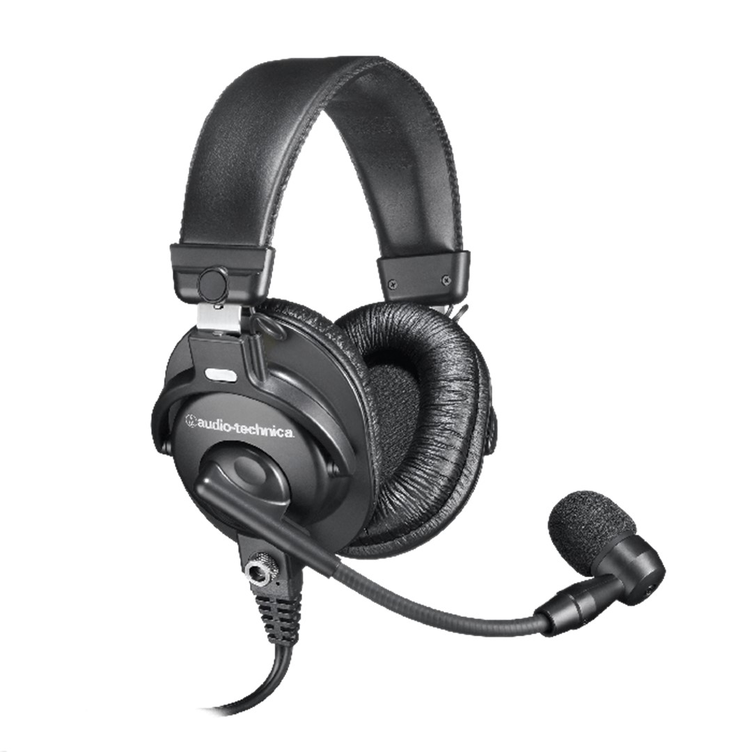 BPHS1XF4 Broadcast Stereo Headset 4 Pin XLRF-Type -Front Side Left - with Widnscreen