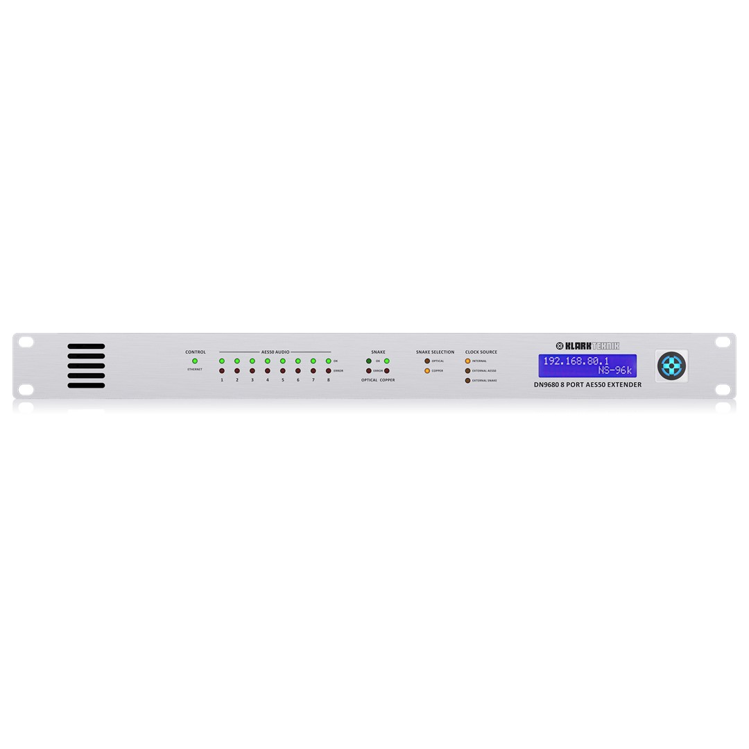 Klark Teknik DN9680 8-Port Extender and Multimixer- Front