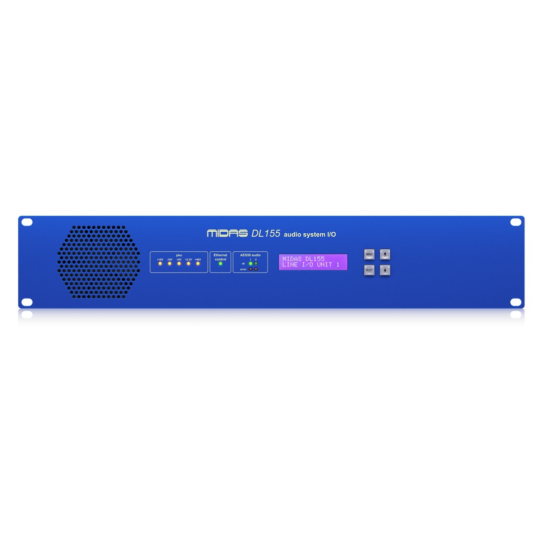 Midas DL-155-EU Stage Box with AES3 Interface-Front
