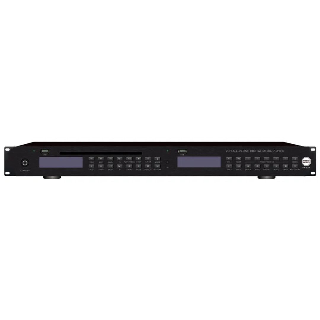 PW-2CMP 2 Channel All-in-One Media Player-Front