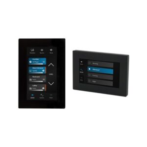 Powersoft WM TOUCH 4.3 Black Wall Mount Touch Screen -Front (2)