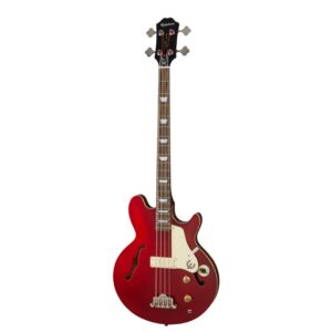 Epiphone EBJC-SBU Jack Casady Bass Sparkling Burgundy- Front