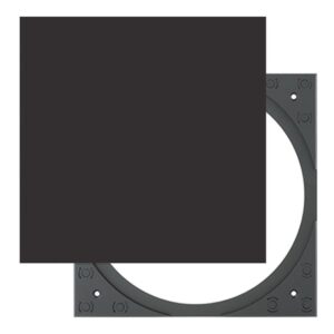 Sonance SQ ADAPT PS-C43-BK Black Square Adapter-Front