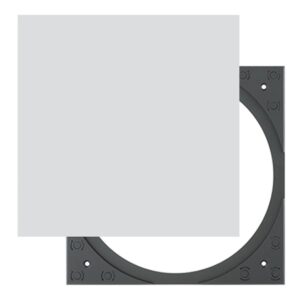 Sonance SQ ADAPT PS-C63-WH White Square Adapter-Front