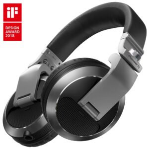 HDJ-X7 Professional Over-Ear DJ Headphones in Silver- Front Right