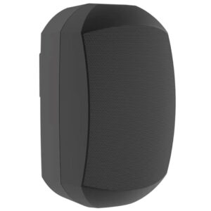 PW-4IP66BK Black Wall Mount Speaker-Front Left