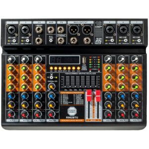 R902BT- USB 8-channel Analogue Mixer-Top