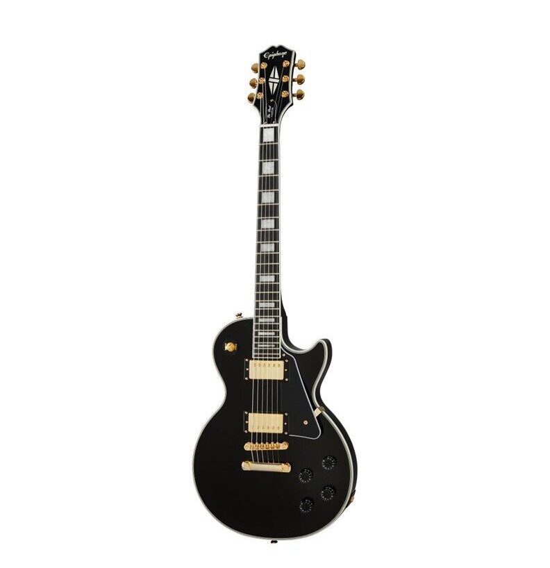 Epiphone EILC-EB Les Paul Custom Ebony - Front