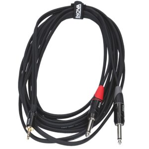 Enova EC-A3-PSMPLM-6 6m AdapterStereo Cable-Front