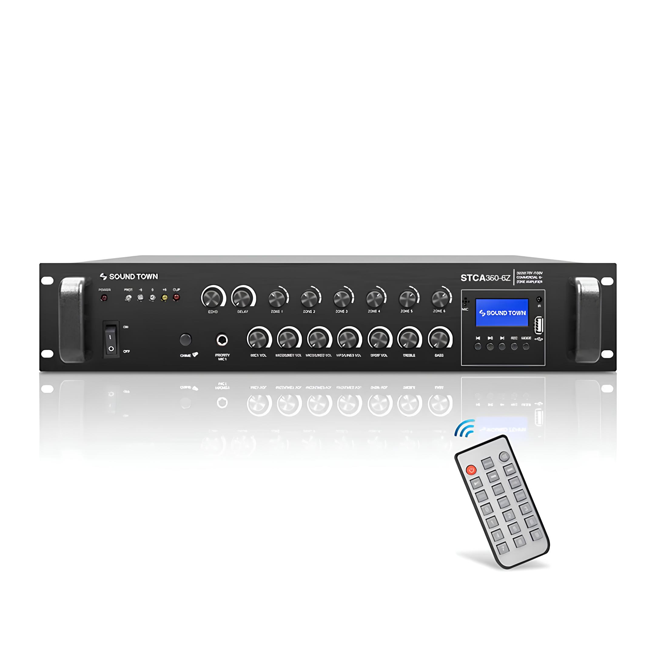 Sound Town STCA360-6Z 360W 6-Zone Amplifier