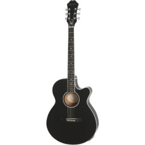 Epiphone EE4E-EB PR-4E Performer Ltd Ed AcouElect Ebony-Front