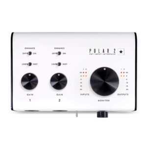 POLAR-2 Guitar USB Audio Interface-Top Front