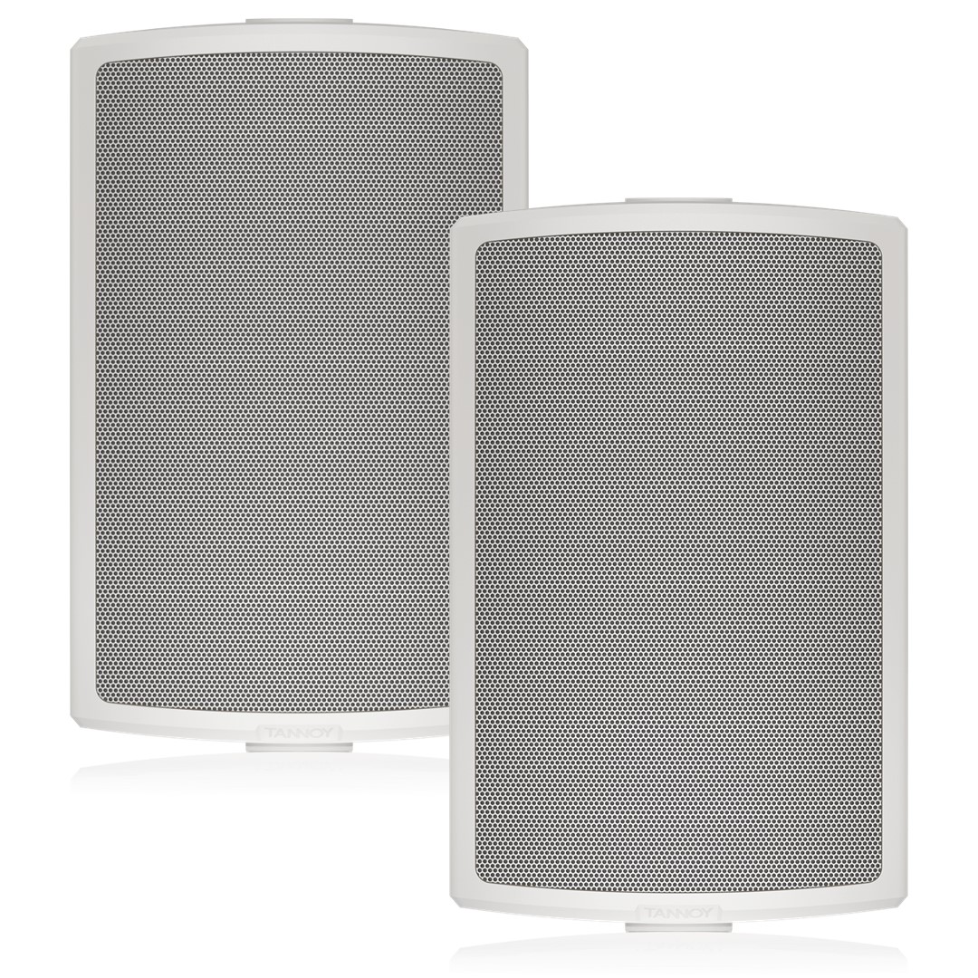 AMS-6DC-WH 6 White Surface-Mount Speaker (Pair)-Pair