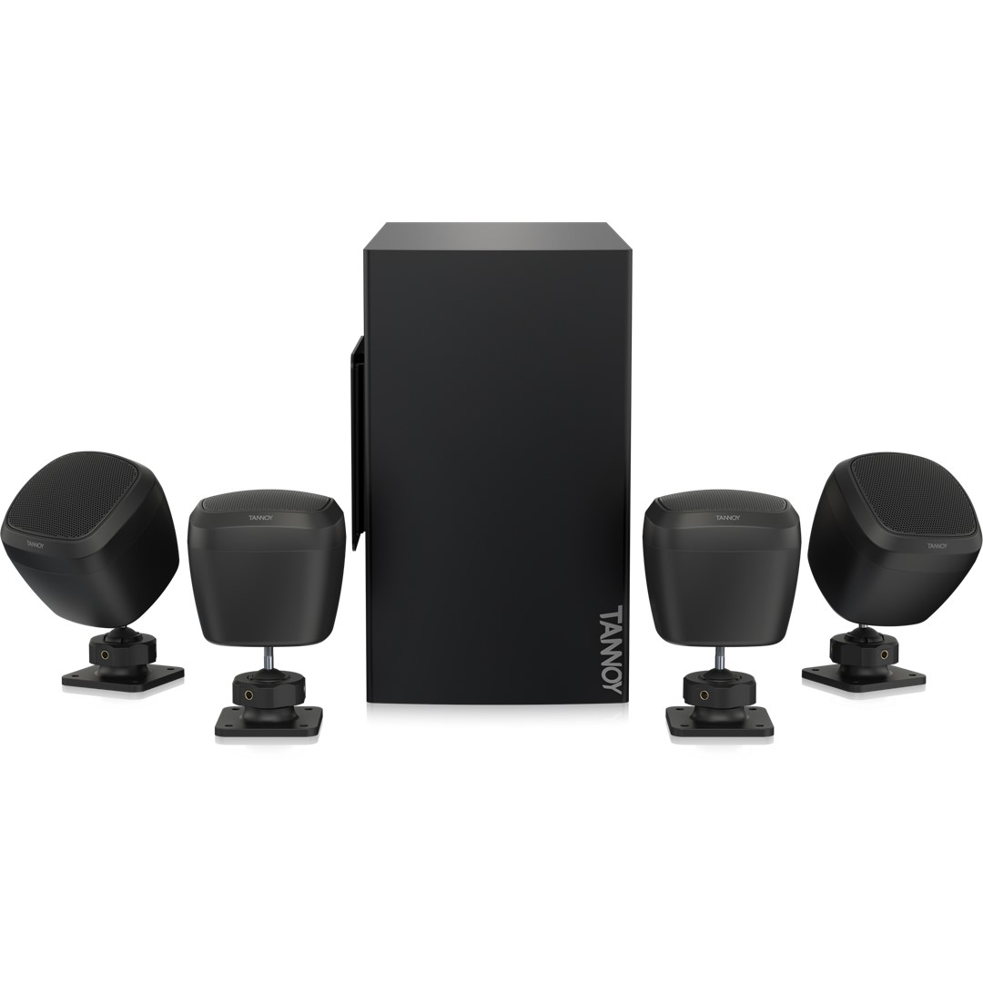 SAT-SUB-4PACK Commercial Audio System-Front