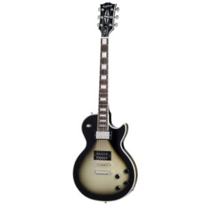 Epiphone EIGCAJLPC79 Adam Jones 1979 Les Paul Custom Antique Silver- Front