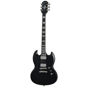 Epiphone EISGY-AJB SG Prophecy in Aged Jet Black Metallic- Front