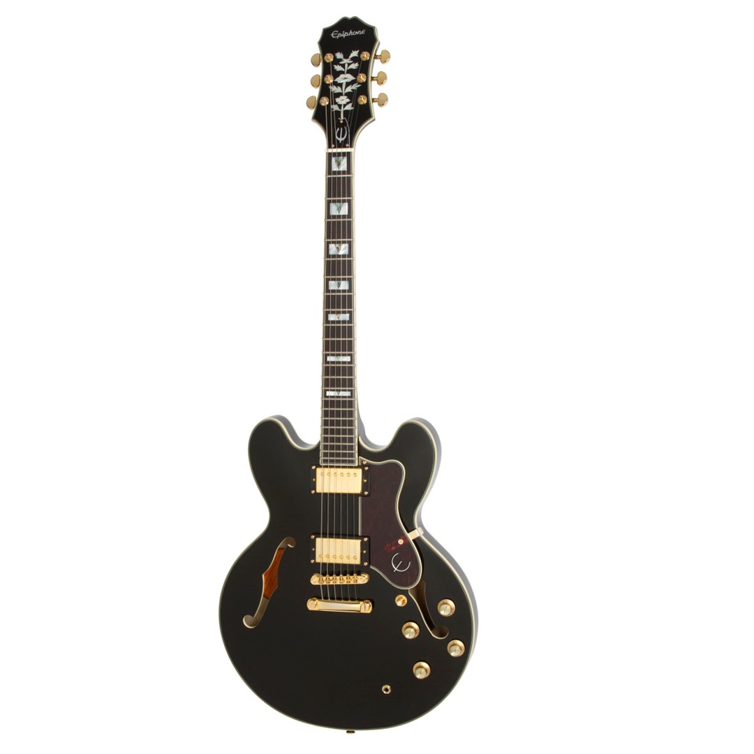 ETSP-EB Semi-Hollow Sheraton-II PRO Ebony- Front