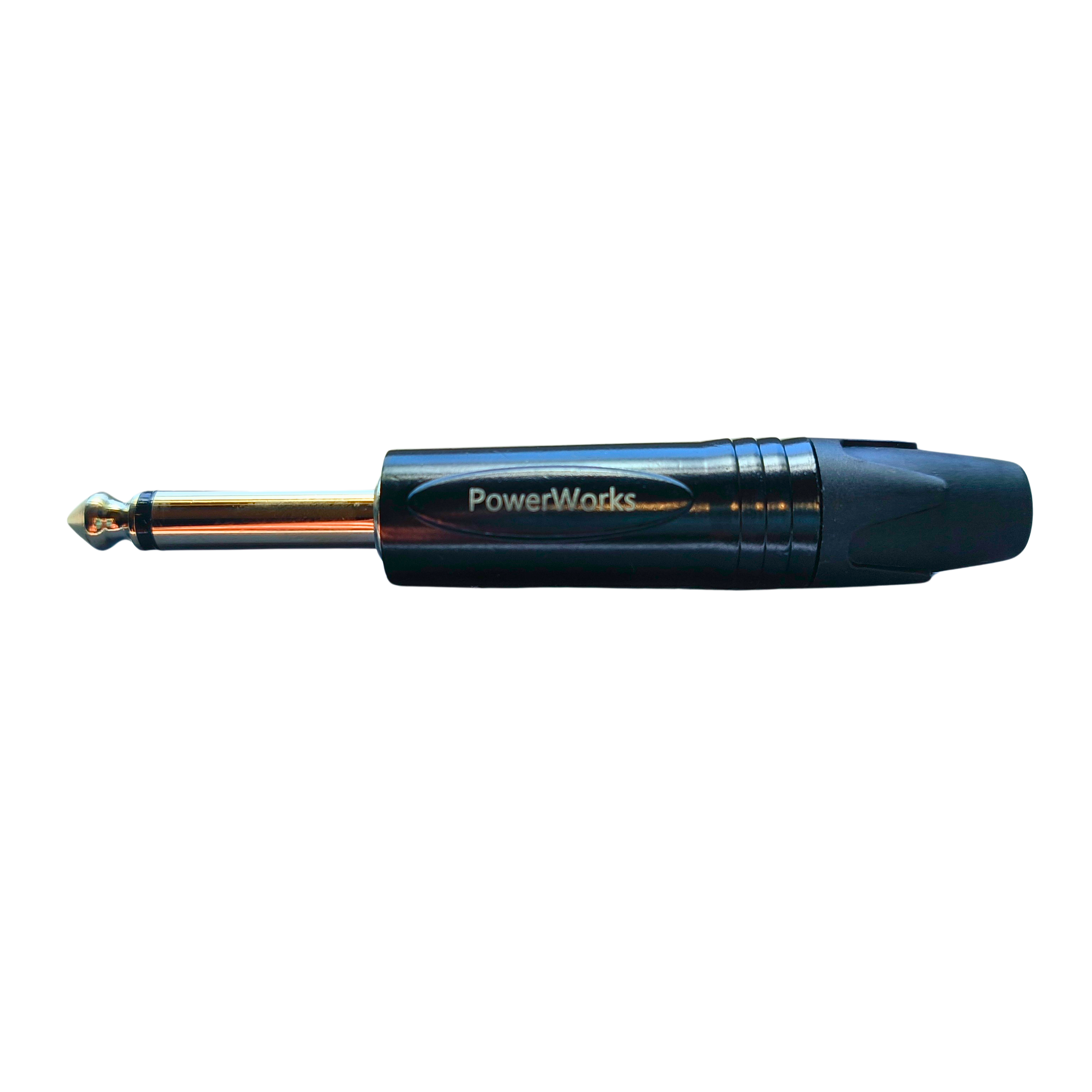 Powerworks PW-63JMBK 6.35MM Black MONO JACK