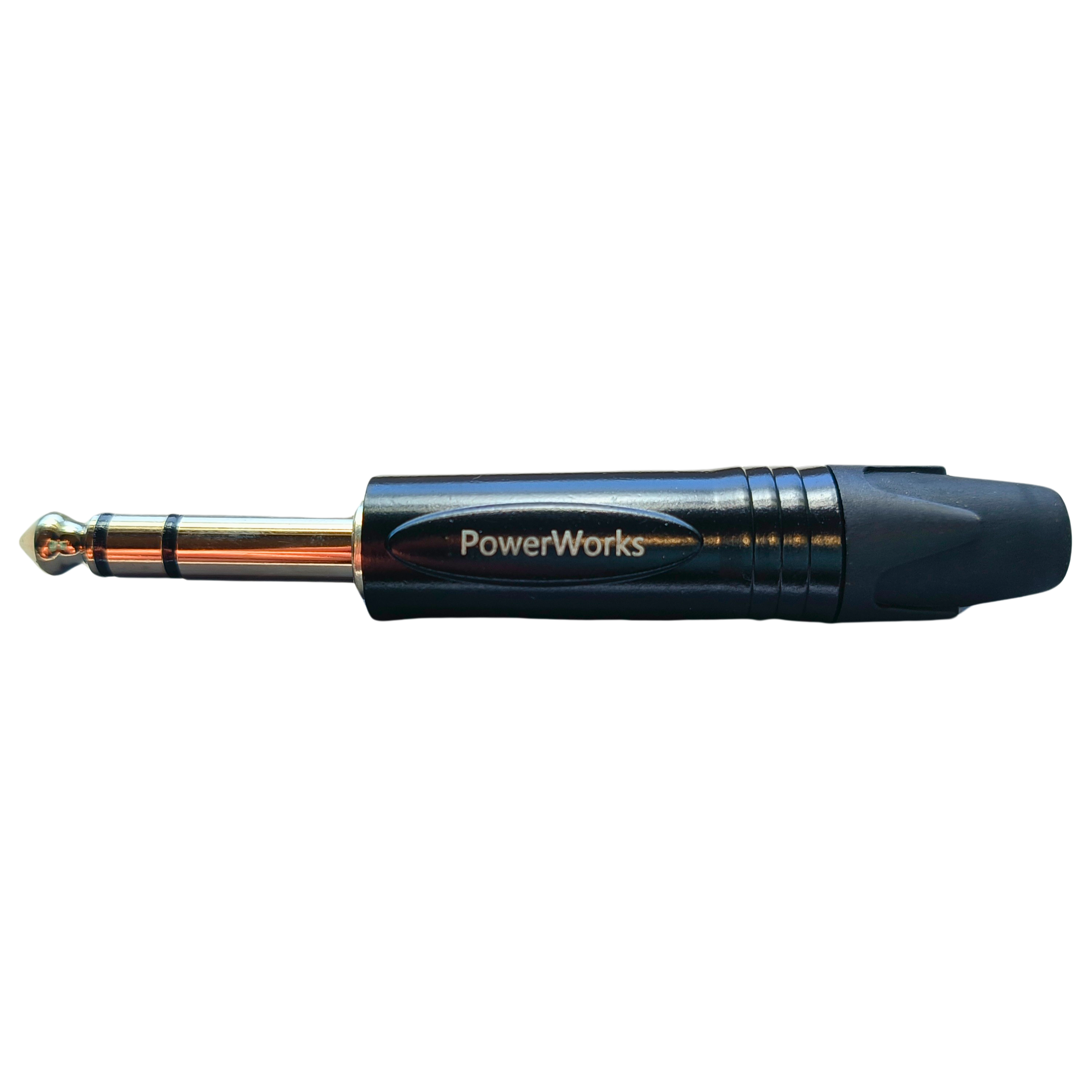 Powerworks PW-63JSBK 6.35MM Stereo JACK
