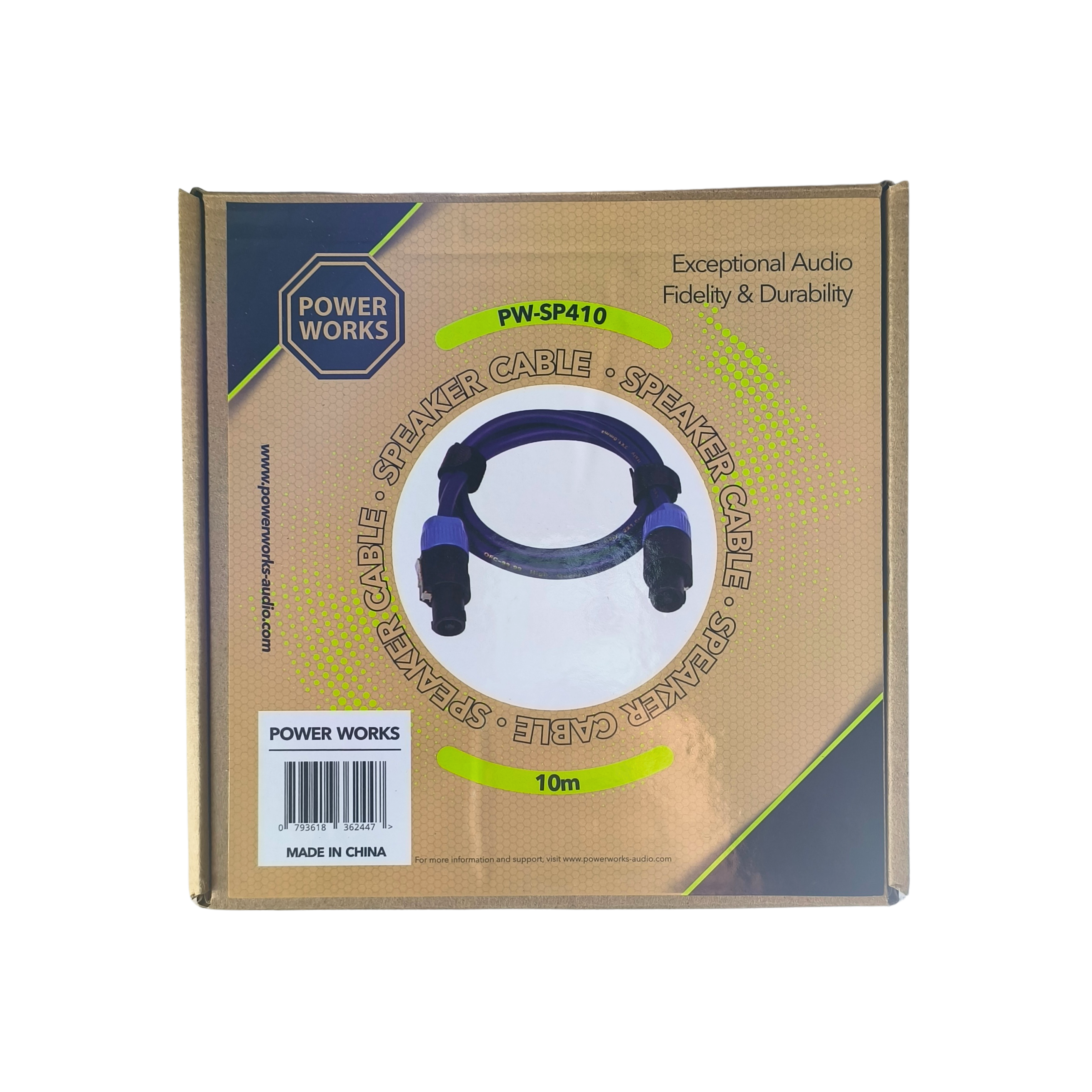 Powerworks PW-SP410 10M Speakon TO Speakon Cable