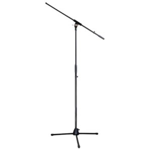 PowerWorks JS-MCFB100 Tripod Microphone Stand- Front Right