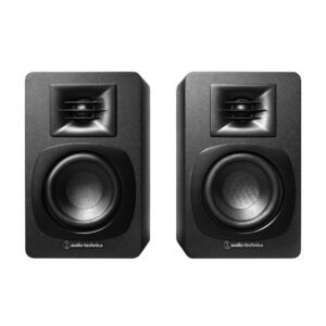 Audio-Technica AT-SP3X 3 Powered Bookshelf Speakers(Pair)-Front