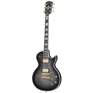 Gibson LPSU00-E2 Les Paul Supreme Translucent Ebony Burst-Front