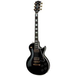 Gibson LPC-EBGH1E Les Paul Custom Fingerboard Gloss Ebony-Front