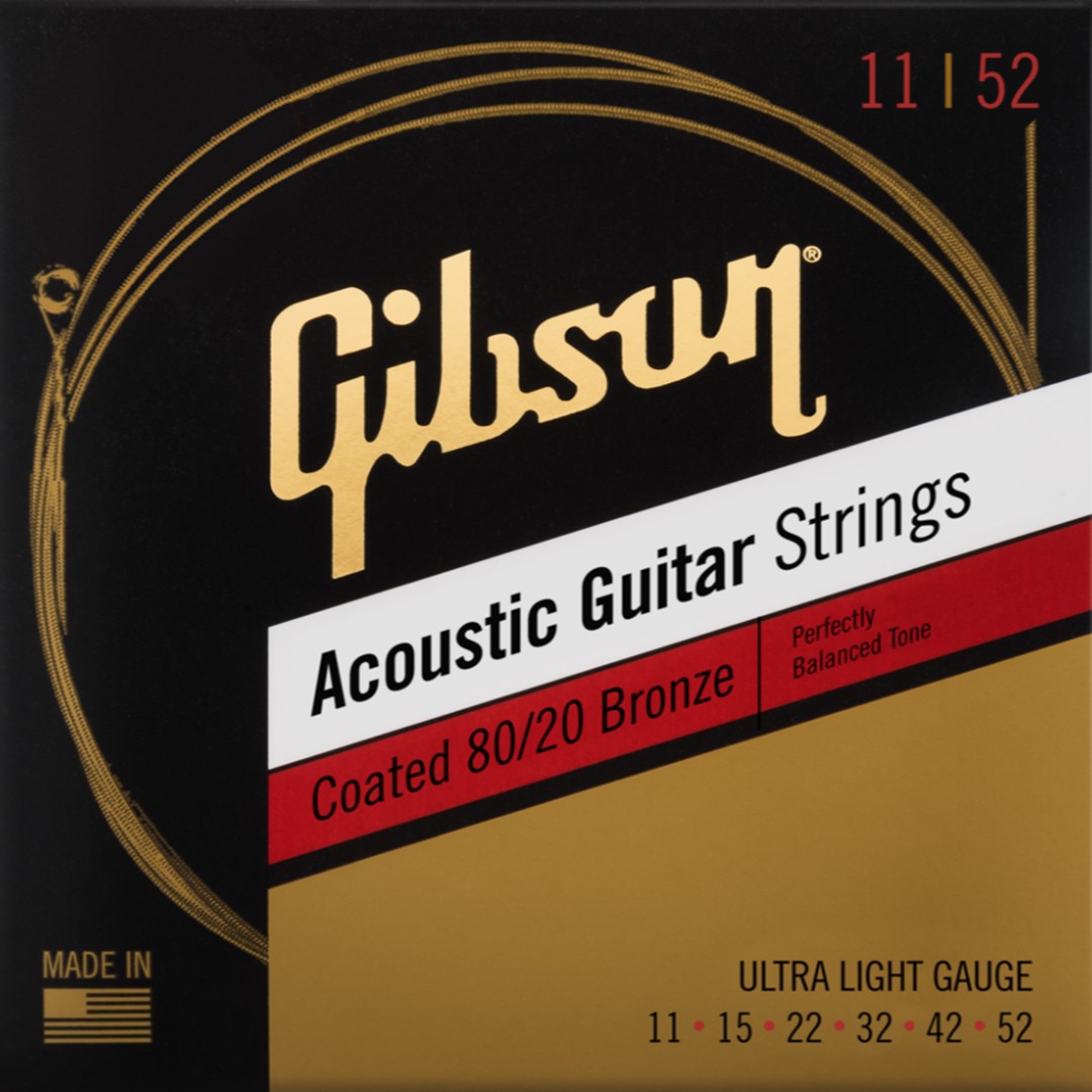 Gibson SAG-CBRW11 Coated 8020 Bronze Acoustic Strings-Packaging