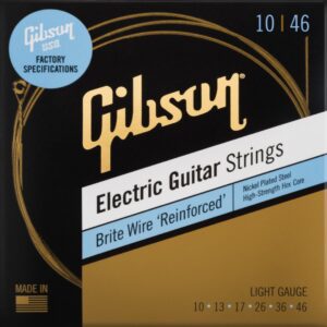 Gibson SEG-BWR10 Brite Wire Reinforced Electric Guitar Strings-Packaging