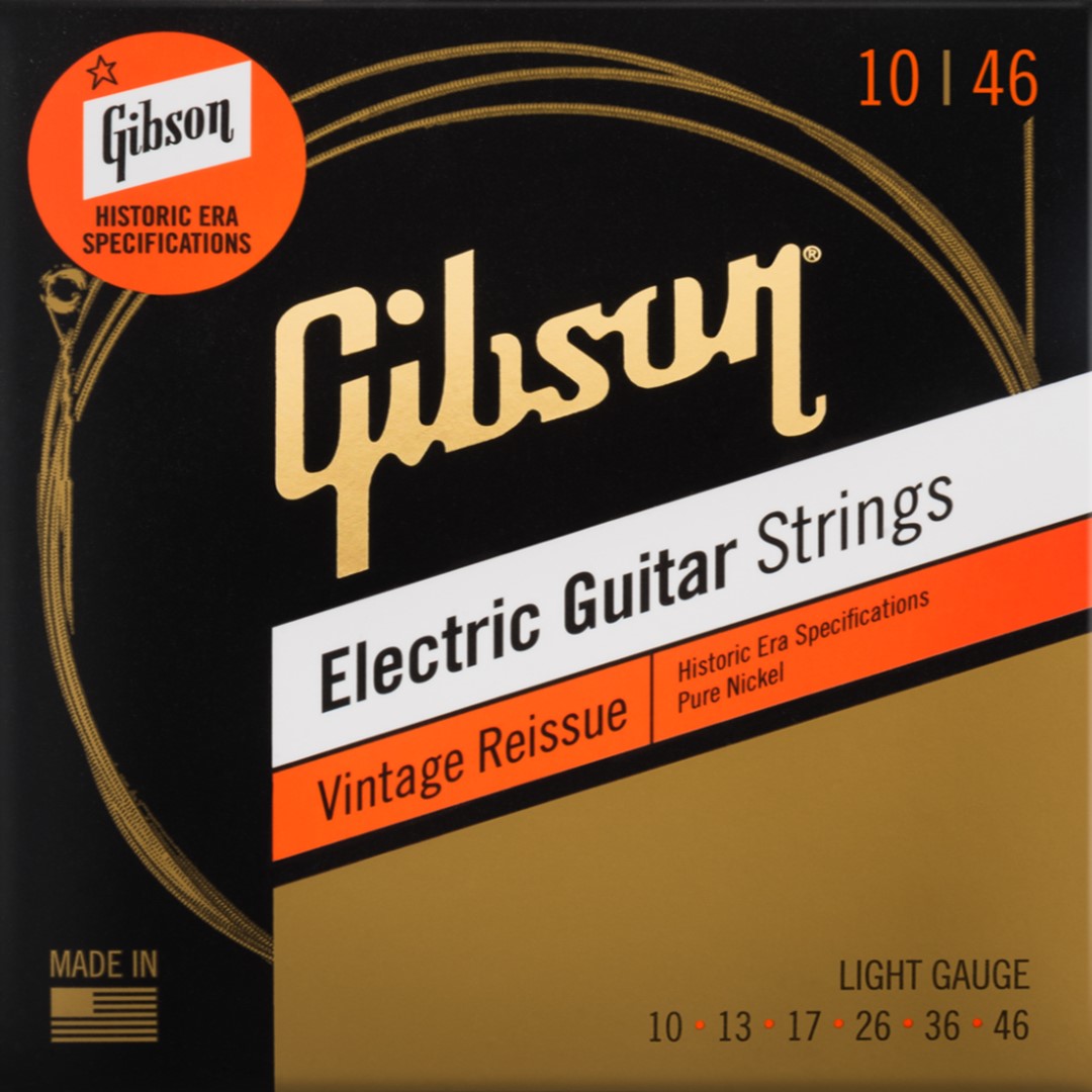 Gibson SEG-HVR10 Vintage Reissue Electric Guitar Strings-Packaging