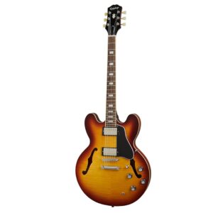 Epiphone EIES335F-RTB ES-335 Figured Raspberry Tea Burst-Front