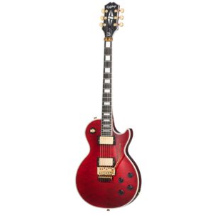 Epiphone EILPACQAL-RUB Alex Lifeson L.Paul Axcess Ruby-Front