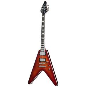 Epiphone EIFVY-ABT Flying V Prophecy Aged Bengal Tiger Burst-Front