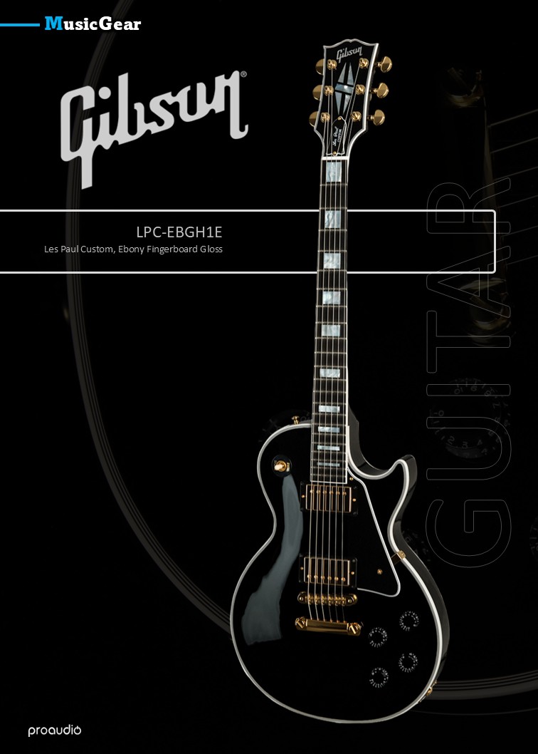 MusicGear Magazine February 2025 Les paul Custom Ebony