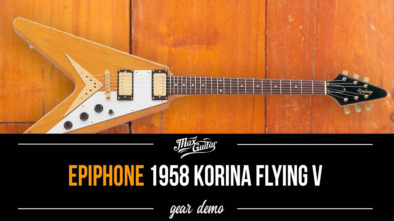 Epiphone IGCKFVW-ANA 1958 Korina Flying V